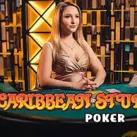 Caribbean Stud Poker logo by Evolution Cleobetra Casino