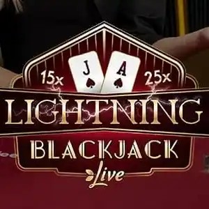 Lightning Blackjack casino game by Evolution – featured logo at Cleobetra Casino