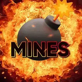 Mines logo by Turbo Games at Cleobetra Casino