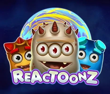 Reactoonz game by Play'n GO – logo hosted on Cleobetra Casino