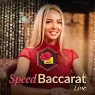 Speed Baccarat A by Evolution, showcased at cleobetra-casino.no – game logo